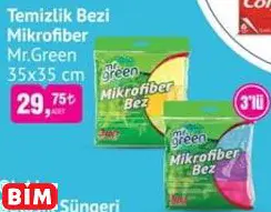 MR.GREEN TEMİZLİK BEZİ MİKROFİBER